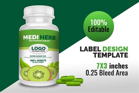 Medicine Label Template Design (2144718)