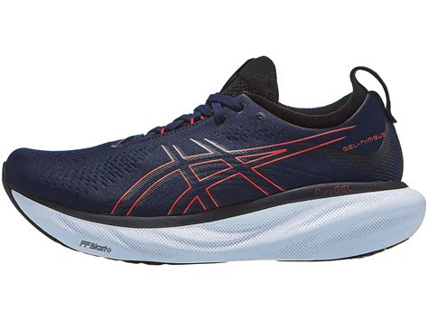 ASICS Gel Nimbus 25 Men's Shoes Midnight/Electric Red - Running ...