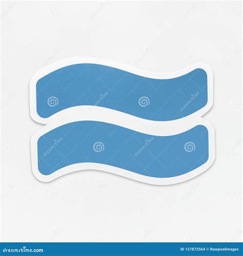 Approximately Equal Sign Icon Isolated Stock Photo - Image of white, approximation: 127872564