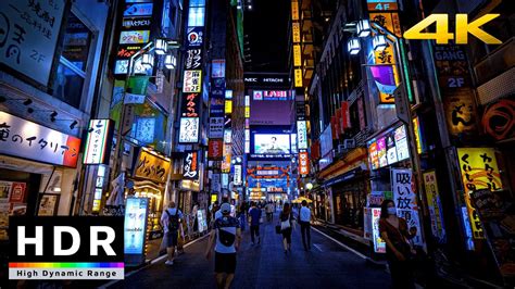 【4K HDR】Night Walk in Tokyo Red Light District - Shinjuku Kabukicho ...