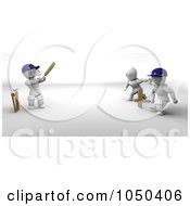 Square Head Boy Playing Cricket Posters, Art Prints by - Interior Wall Decor #103600