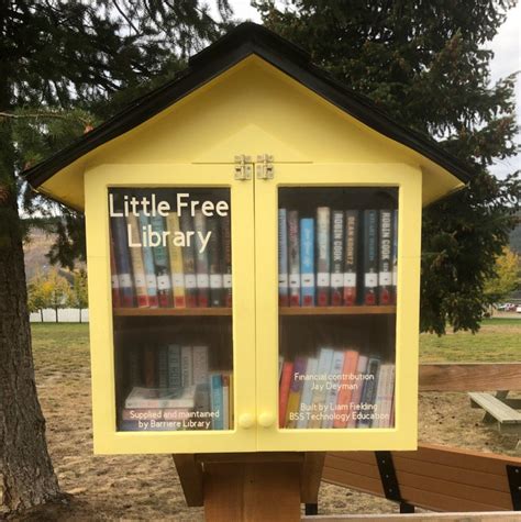 Barriere's Little Free Library: a Community Collaboration - Thompson-Nicola Regional Library