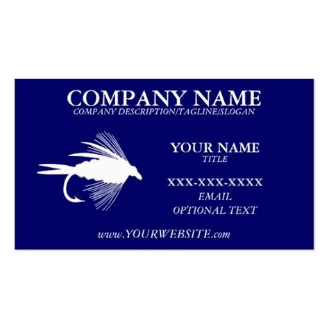 FLY FISHING - Business Card Template | Zazzle