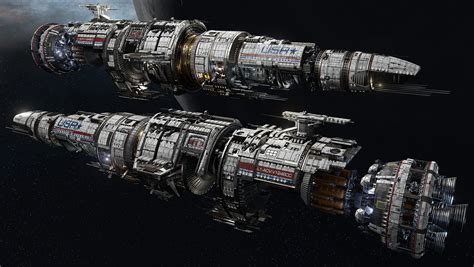 USR "Flagship" - Fractured Space, Hans Palm | Spaceship art, Spaceship design, Space crafts