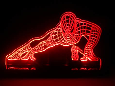 Buy Spiderman Super Hero LED Table Lamp Night Light Kids Room Game Room Online at desertcartUAE
