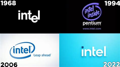 Evolution Of (Advert) Intel Animation (1968-2022) - YouTube