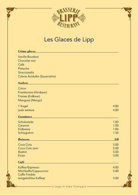 The French brasserie Lipp from Paris in the middle of Zurich Brasserie Lipp