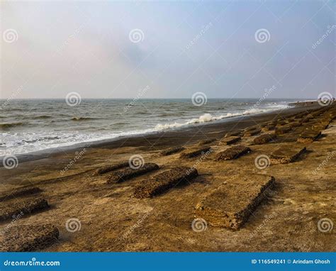 Digha, West Bengal, India,May 2018 - the Beach of Digha Showing the ...