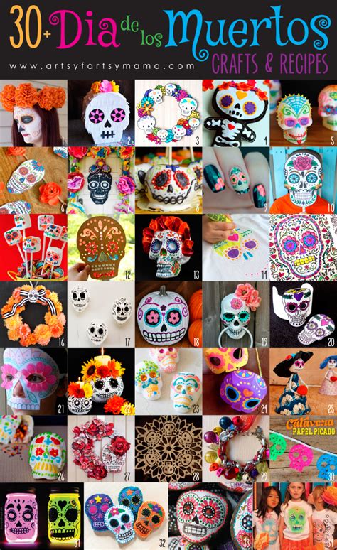 30+ Dia de los Muertos Crafts & Recipes | artsy-fartsy mama