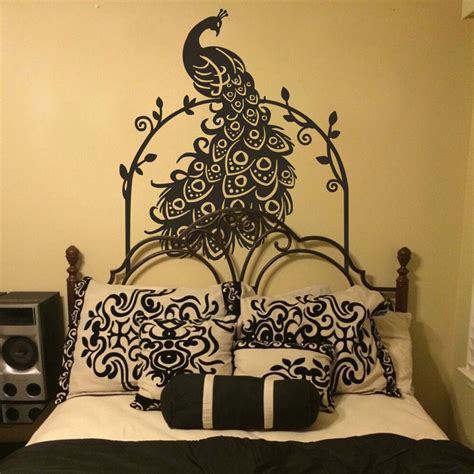 Peacock Wall Decal Vinyl Wall Stickers Art Graphics Home - Etsy