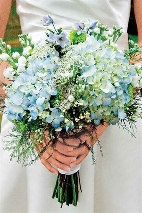 blumenstrauß vintage hortensien blau Bouquet Bride, Hydrangea Bouquet ...