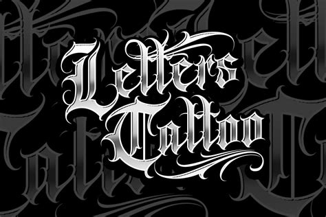 Gangsta Typeface | Tattoo Fonts | Tattoo fonts, Tattoo lettering design, Tattoo lettering