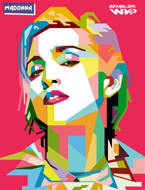 Madonna in Wedha's popart portrait order :: biosbryan@gmail.com Voka ...