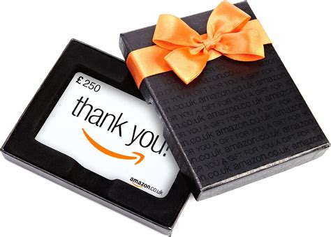 Amazon.co.uk Gift Card - In a Gift Box - £250 (Thank You): Amazon.co.uk ...