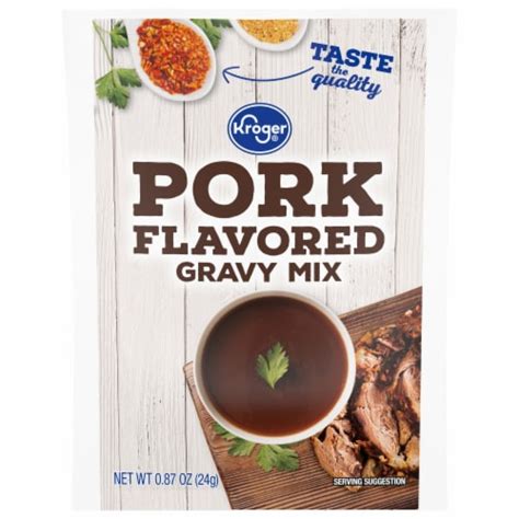 Kroger® Pork Flavored Gravy Mix, 0.87 oz - Kroger