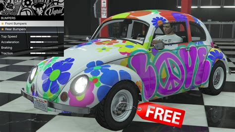 GTA 5 - DLC Vehicle Customization - BF Weevil (VW Beetle) - YouTube