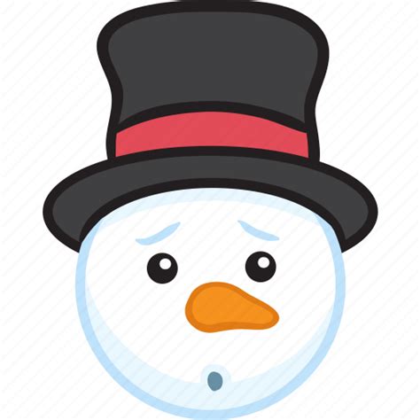 Christmas, emoji, emoticon, smiley, snowman, winter icon - Download on ...