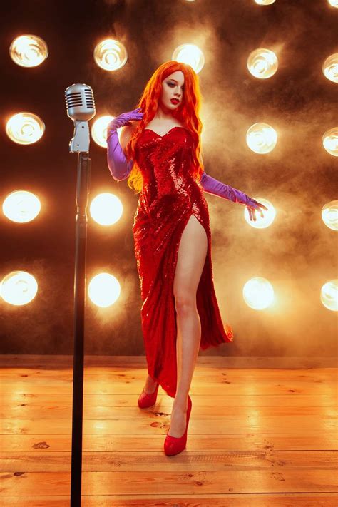 Inspired Jessica Rabbit Cosplay Costume Dress - Etsy