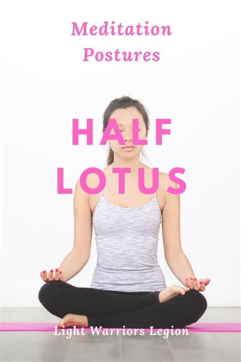 Half Lotus | Meditation position, Meditation, Mindfullness meditation