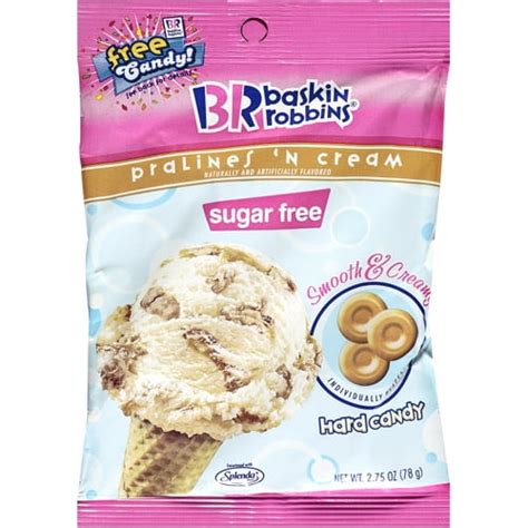 Baskin Robbins Sugar-Free Smooth & Creamy Pralines 'N Cream Hard Candy, 2.75 Oz. - Walmart.com ...