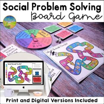 Social Problem Solving Board Game - Social Emotional Learning Skills