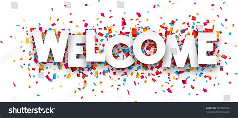 Welcome banner template Images, Stock Photos & Vectors | Shutterstock