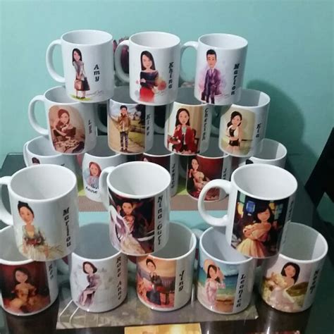 Caricature Customize mugs cartoon | Shopee Philippines