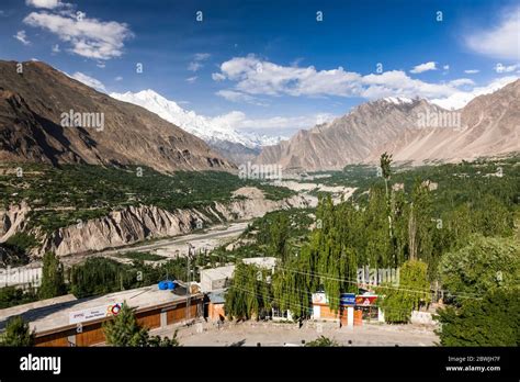 HUnza valley and Rakaposhi mountain, Hunza, Karimabad, Hunza Nagar ...