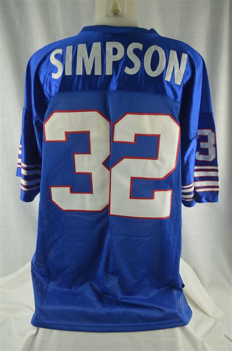 Lot Detail - Vintage OJ Simpson Buffalo Bills Authentic Wilson Football ...