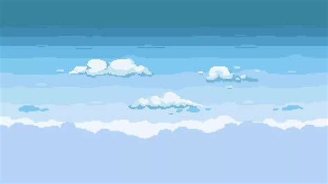 2D Pixel Art Background ( 10 Sky & Cloud ) #2 | 2D Environments | Unity ...