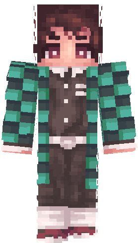 Tanjiro Kamado | Demon Slayer| Kimetsu no yaiba| Anime | Minecraft skins cute, Minecraft skins ...