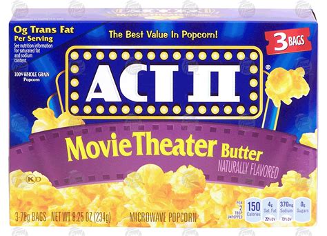 Groceries-Express.com Product Infomation for Act II movie theater ...