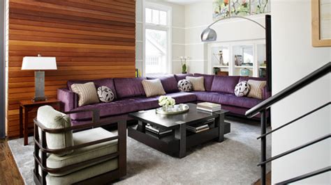 20 Engrossing Purple Sofa in the Living Room | Home Design Lover