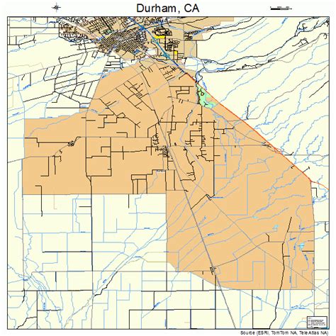 Durham California Street Map 0620270