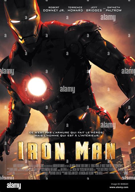 Iron Man Year : 2008 Director: Jon Favreau Movie poster (Fr Stock Photo ...