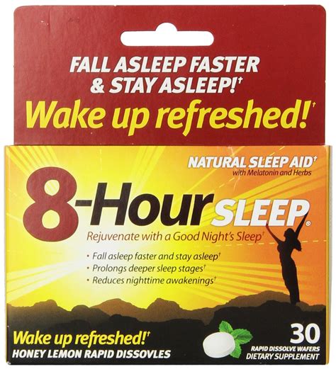 Natural Sleep Aid Dissolving Tablets (8-HOUR SLEEP)