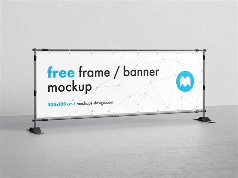 Free banner frame mockup on Behance