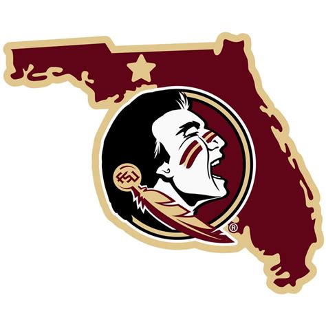 Florida State Seminoles Home State Vinyl Logo Magnet in 2021 | Florida ...