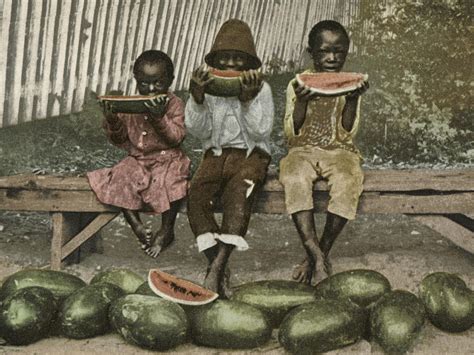 How the watermelon stereotype came to be weaponized against Black Americans