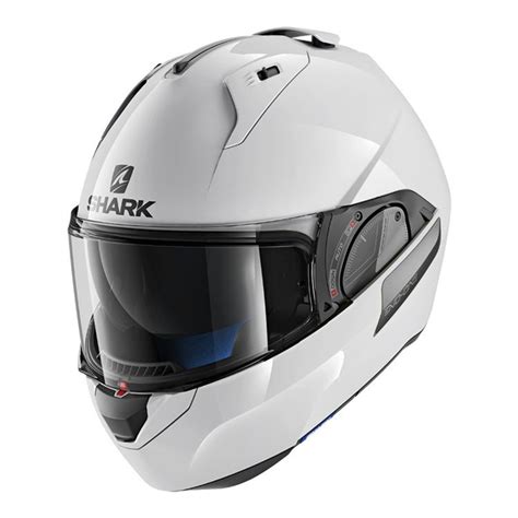 Shark EVO One 2 Helmet - Solid - RevZilla White Motorcycle Helmet, Motorcycle Helmets, Evo, Icon ...