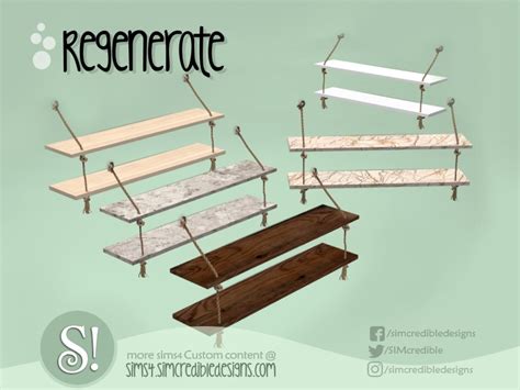 The Sims Resource - Regenerate Wall shelves