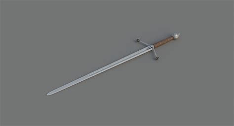 3D ready scottish claymore pbr model - TurboSquid 1390328