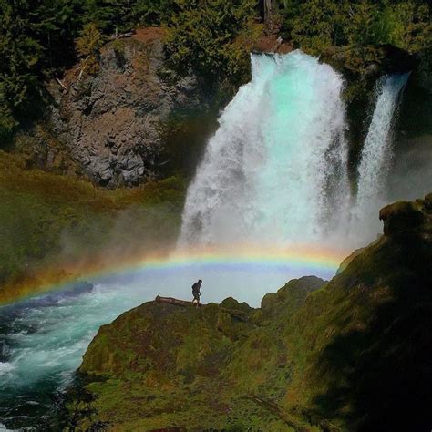 Sahalie Falls - 2.4 hours headed towards Sisters | Oregon waterfalls, North america travel ...