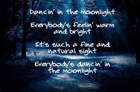 Dancing in the Moonlight | King Harvest | music| lyrics Dance With Me ...