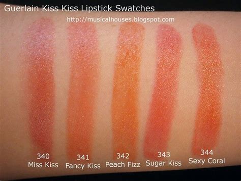 Guerlain Kiss Kiss Lipstick Swatches: Re-launched, and Still as Gorgeous - of Faces and Fingers ...