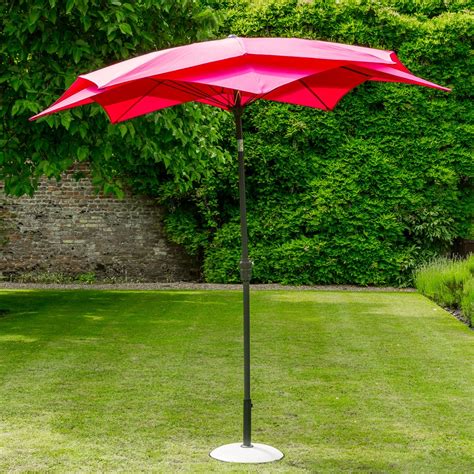 Lotus Garden Parasol In Fuchsia Pink - Garden Parasols & Bases | Cucko