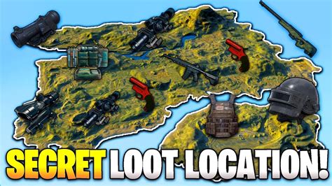 SECRET ERANGEL MAP HIGH LOOT LOCATIONS FOUND IN PUBG MOBILE! ERANGEL ...