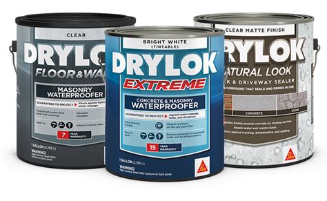 DRYLOK® Masonry Products: Paint, Sealer, Concrete Waterproofing