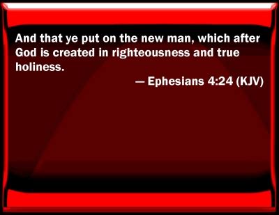 Bible Verse Powerpoint Slides for Ephesians 4:24