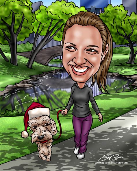 Christmas Card Caricatures - Examples